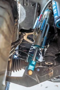 The Baja Kits Prerunner Kit and Timbren Industries Front Active Bumpstops