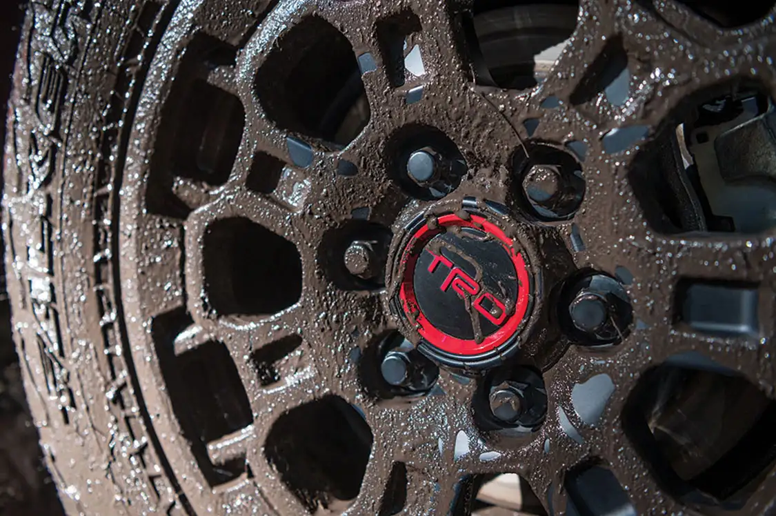 TRD forged-aluminum BBS wheels