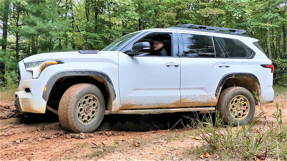Danny Korecki with the 2023 Sequoia TRD Pro