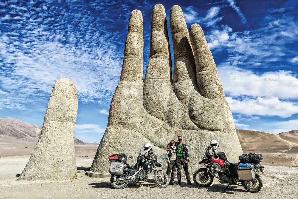 The Hand of the Desert in the Atacama Desert, Chile