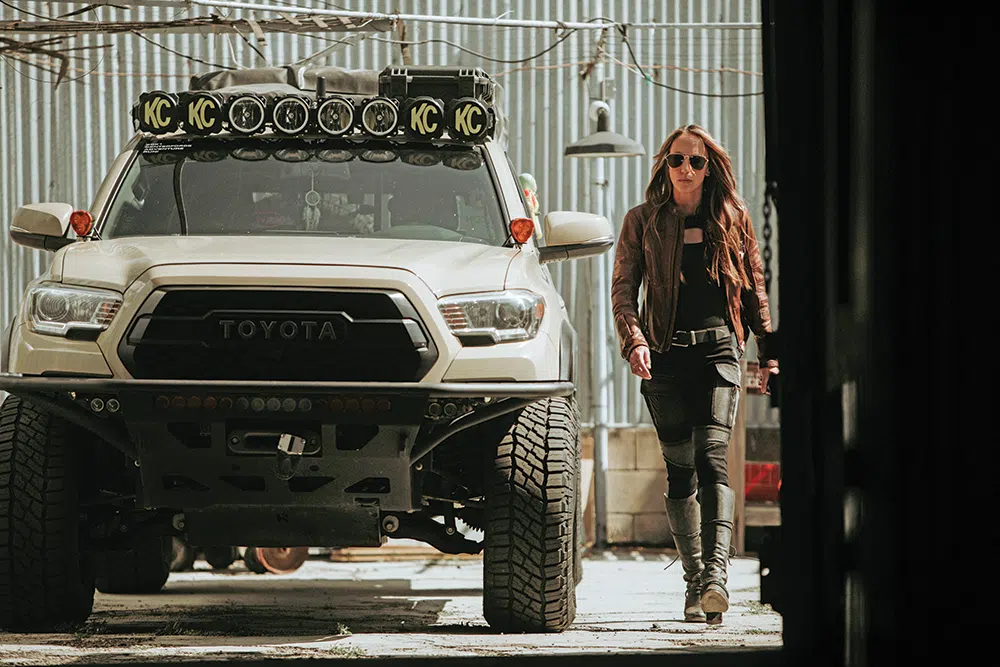 Jillian and the Tacoma both look cool