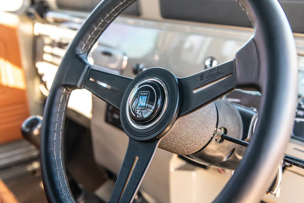 The Nardi steering wheel