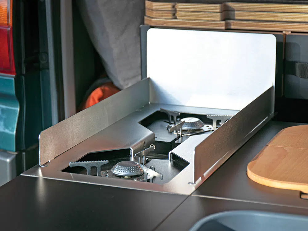 Egoé Nestbox Supertramp camping setup
