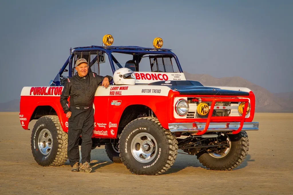 Rod Hall With Ford Bronco