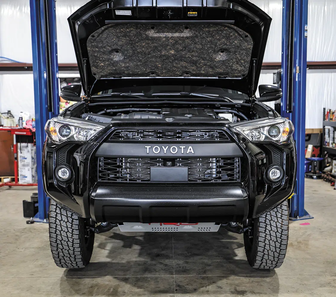 The front of the 4Runner in stock form