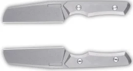 Vero Engineering Axon Fixed Blade Knife Stonewash Titanium