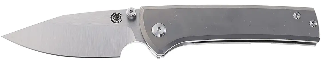 Chaves Scapegoat Street Frame Lock Knife Gray Titanium