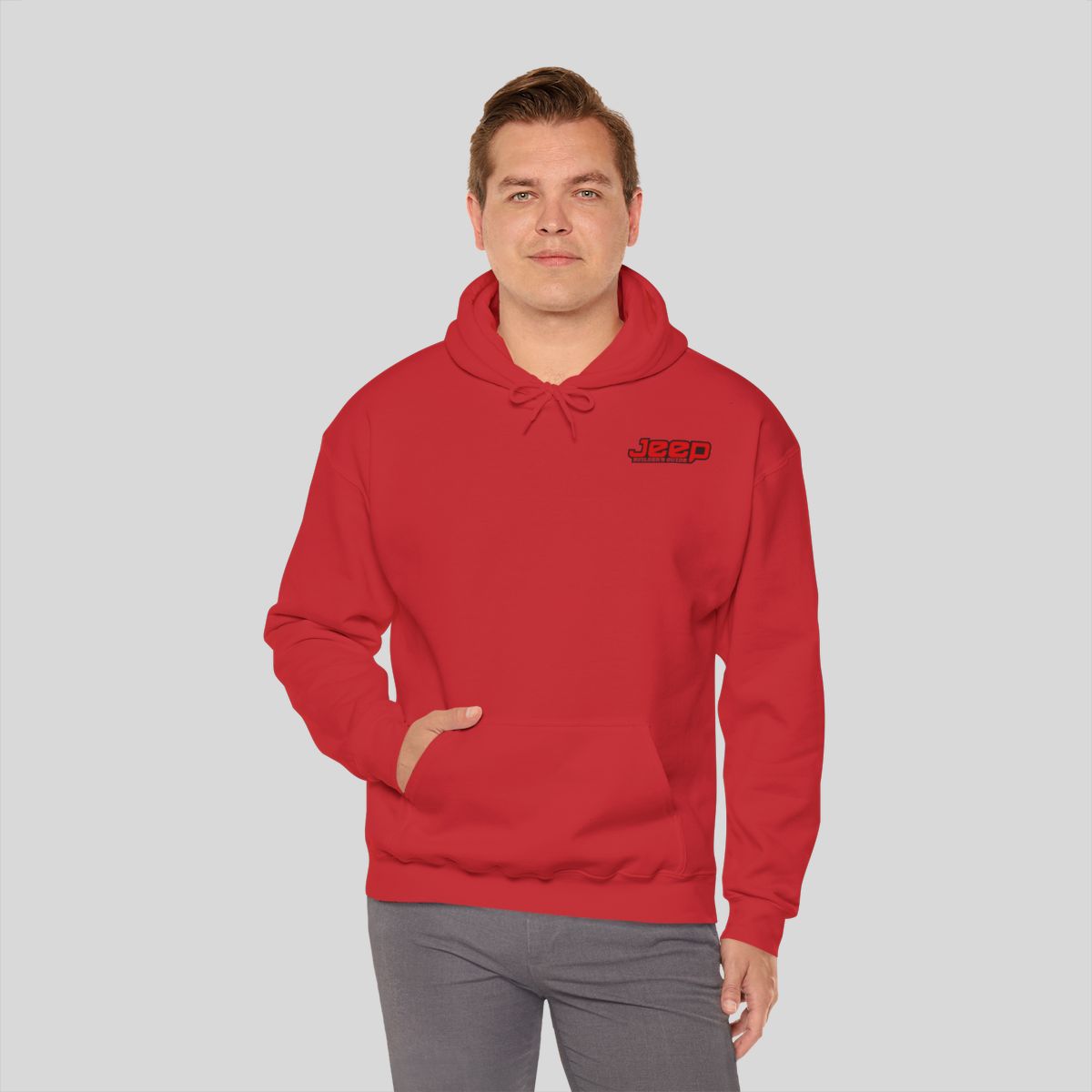 Jeep Builder's Guide White - Unisex Heavy Blend™ Hooded