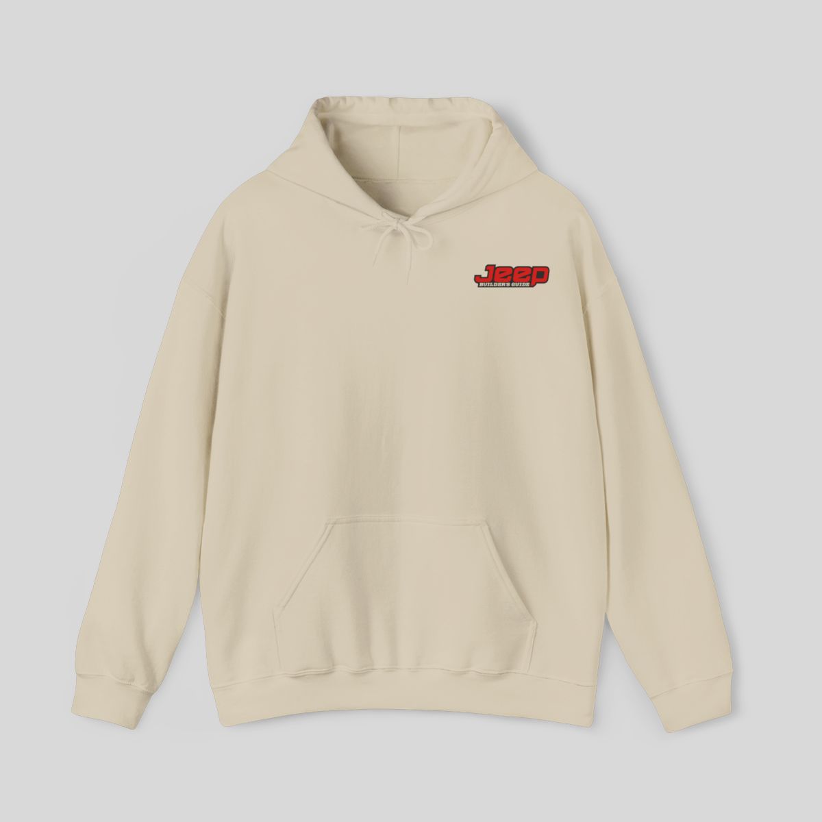 ★JEEP★ Raised Big Logo Sweatshirt unisex-black-jeep-sun-logo-