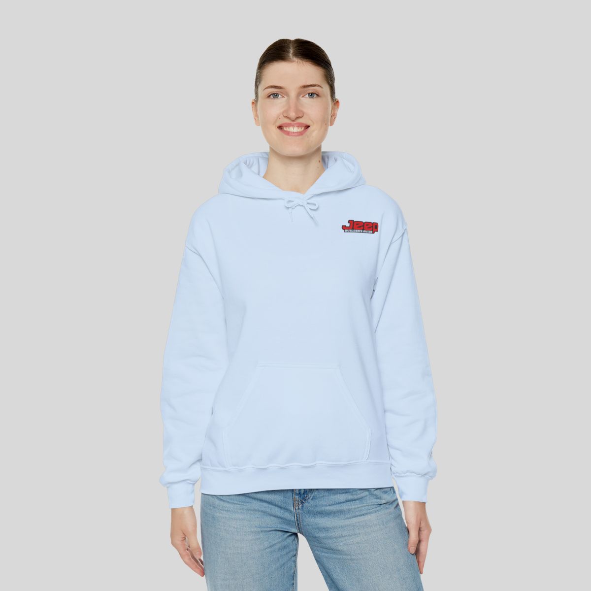 Jeep Builder's Guide White - Unisex Heavy Blend™ Hooded