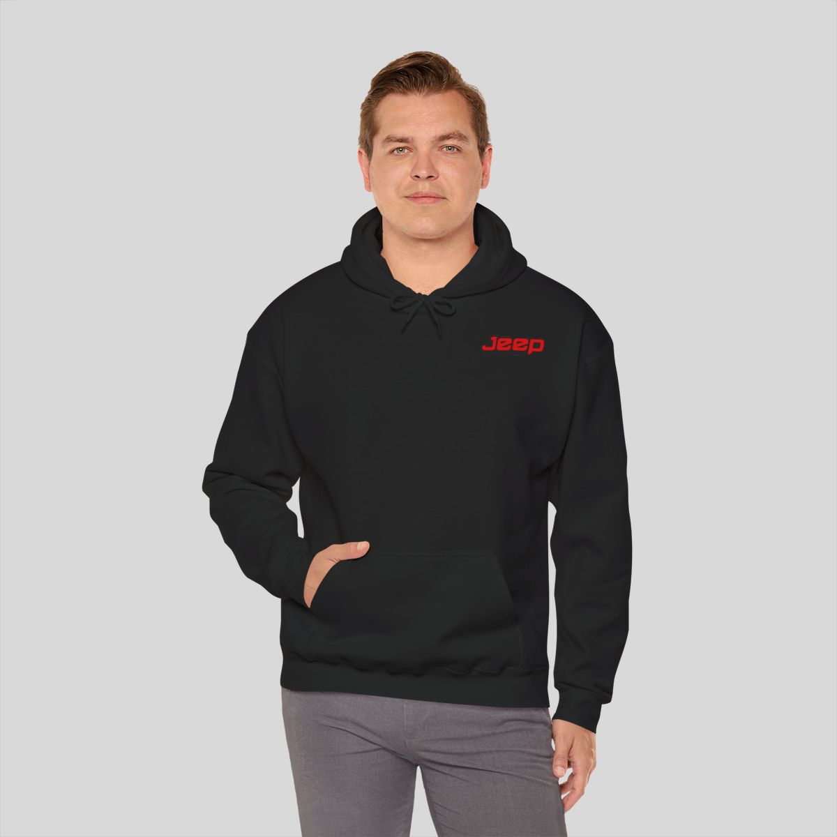 Jeep Builder's Guide White - Unisex Heavy Blend™ Hooded