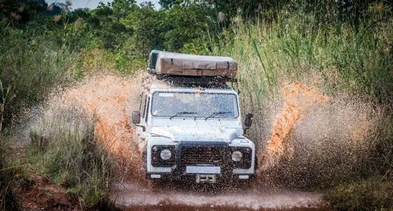Water Crossing in a 4x4 Vehicle