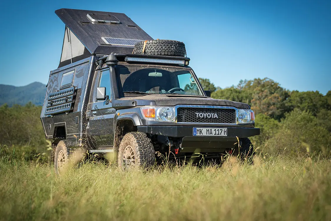 Toyota 70 Series Maltexplorer Overland Build with Carbon Fiber Camper