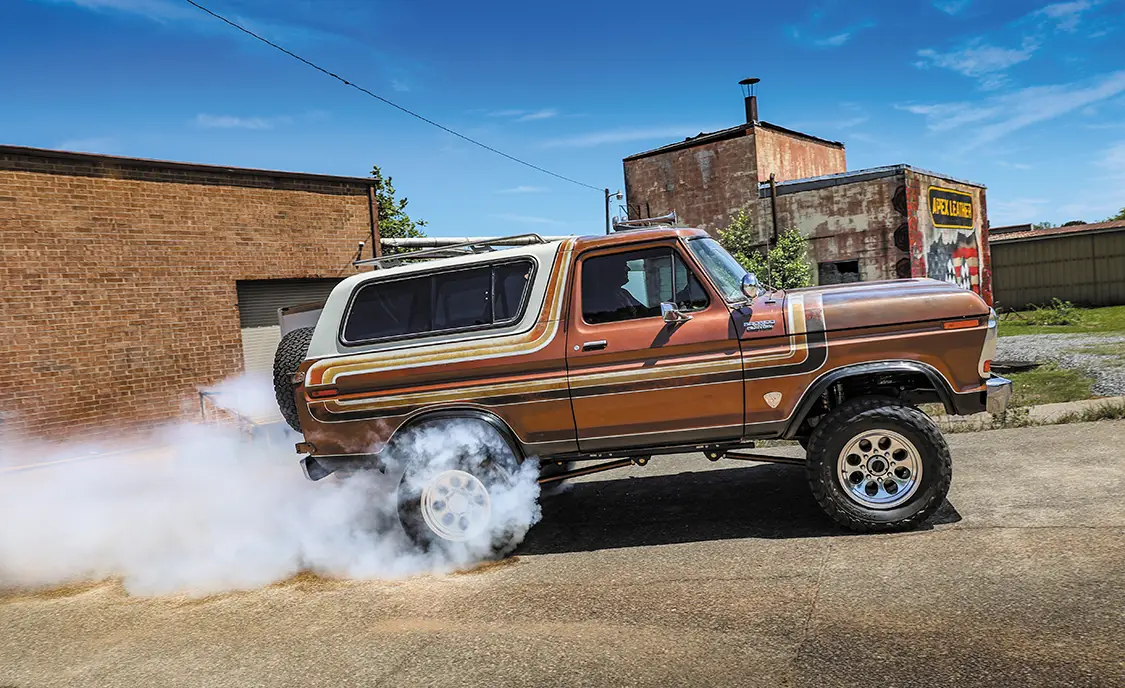 Rare 1978 RVI Bronco Reborn With a Supercharged Godzilla V8