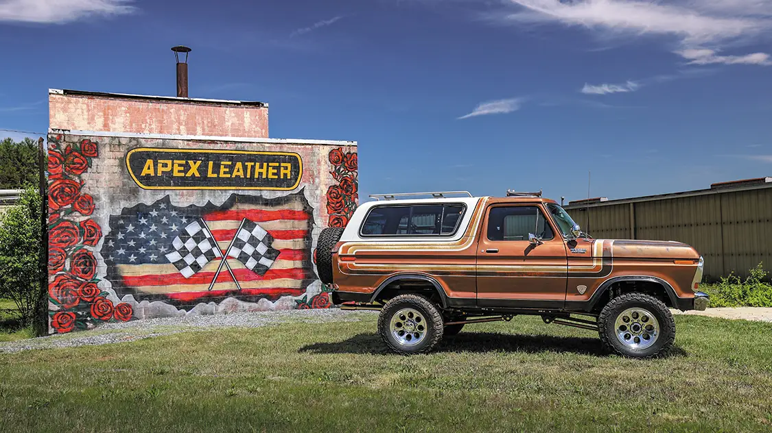 Rare 1978 RVI Bronco Reborn With a Supercharged Godzilla V8
